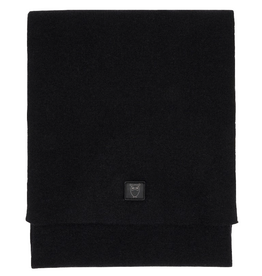 KnowledgeCotton Apparel KnowledgeCotton, Lambswool Scarf, black jet