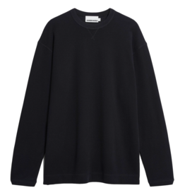 Armedangels Armedangels, Maarkos Waffle LS, black, L