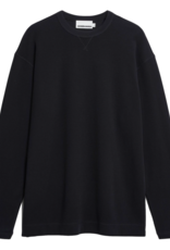 Armedangels Armedangels, Maarkos Waffle LS, black, S