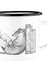 Ligarti, Enamel Mug, bookworm