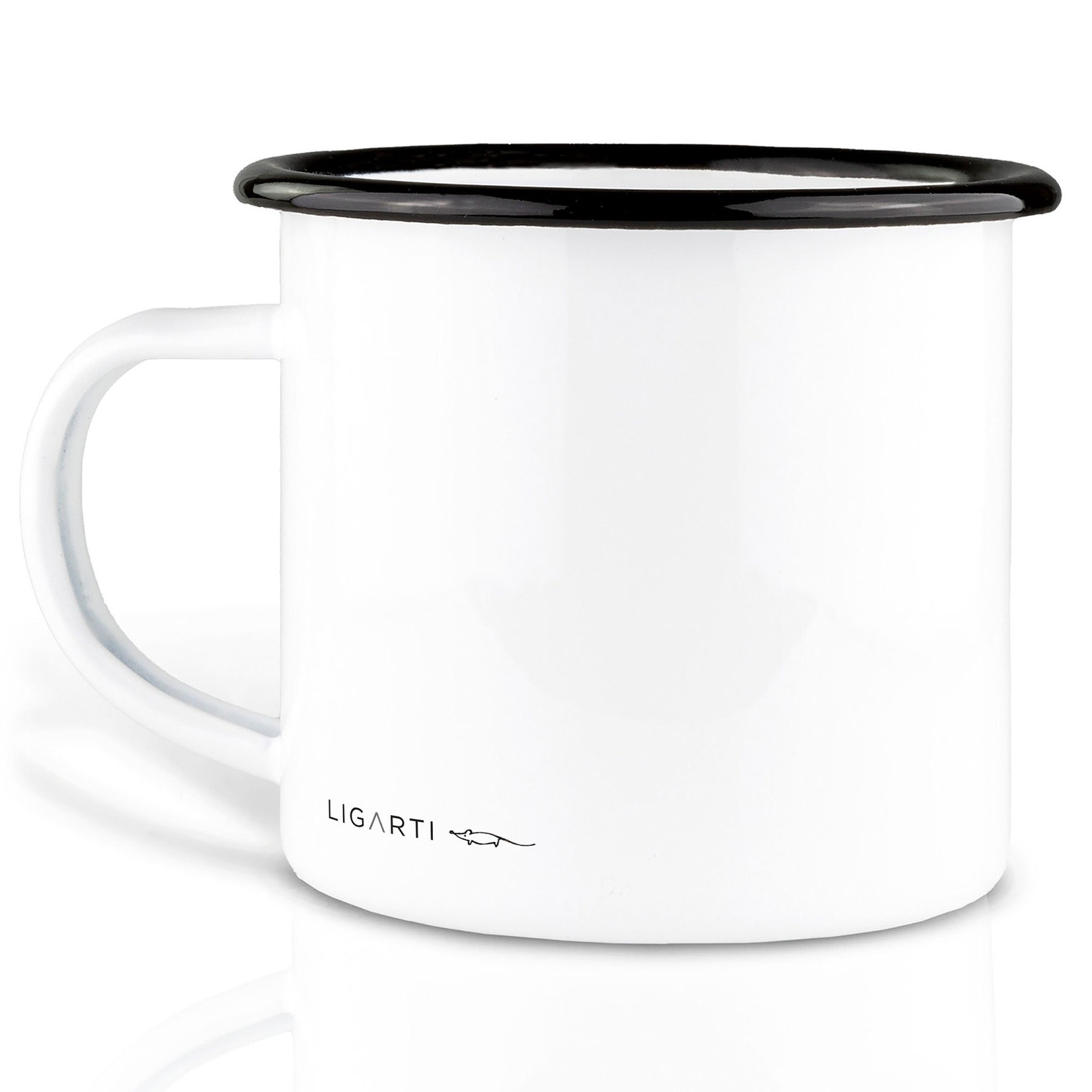 Ligarti, Enamel Mug, bookworm