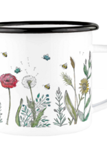 Ligarti, Enamel Mug, flower meadow