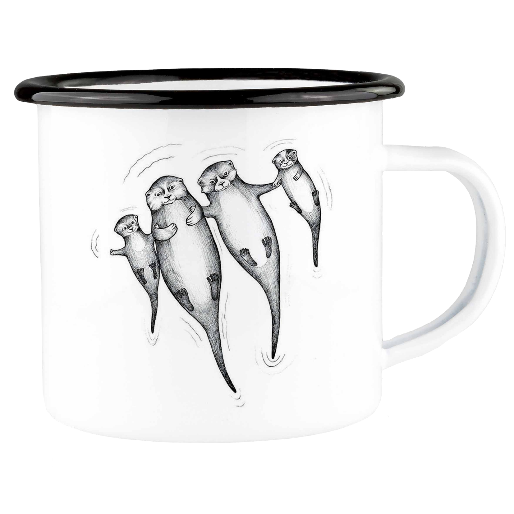 Ligarti, Enamel Mug, the otters
