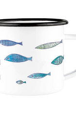 Ligarti, Enamel Mug, school of fish
