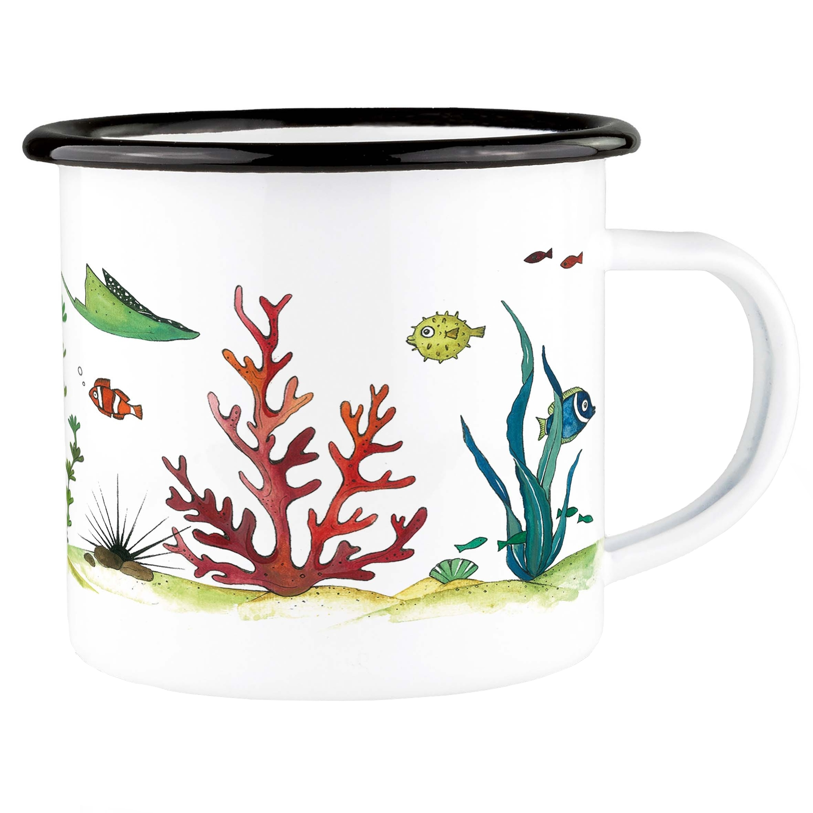 Ligarti, Enamel Mug, underwater world