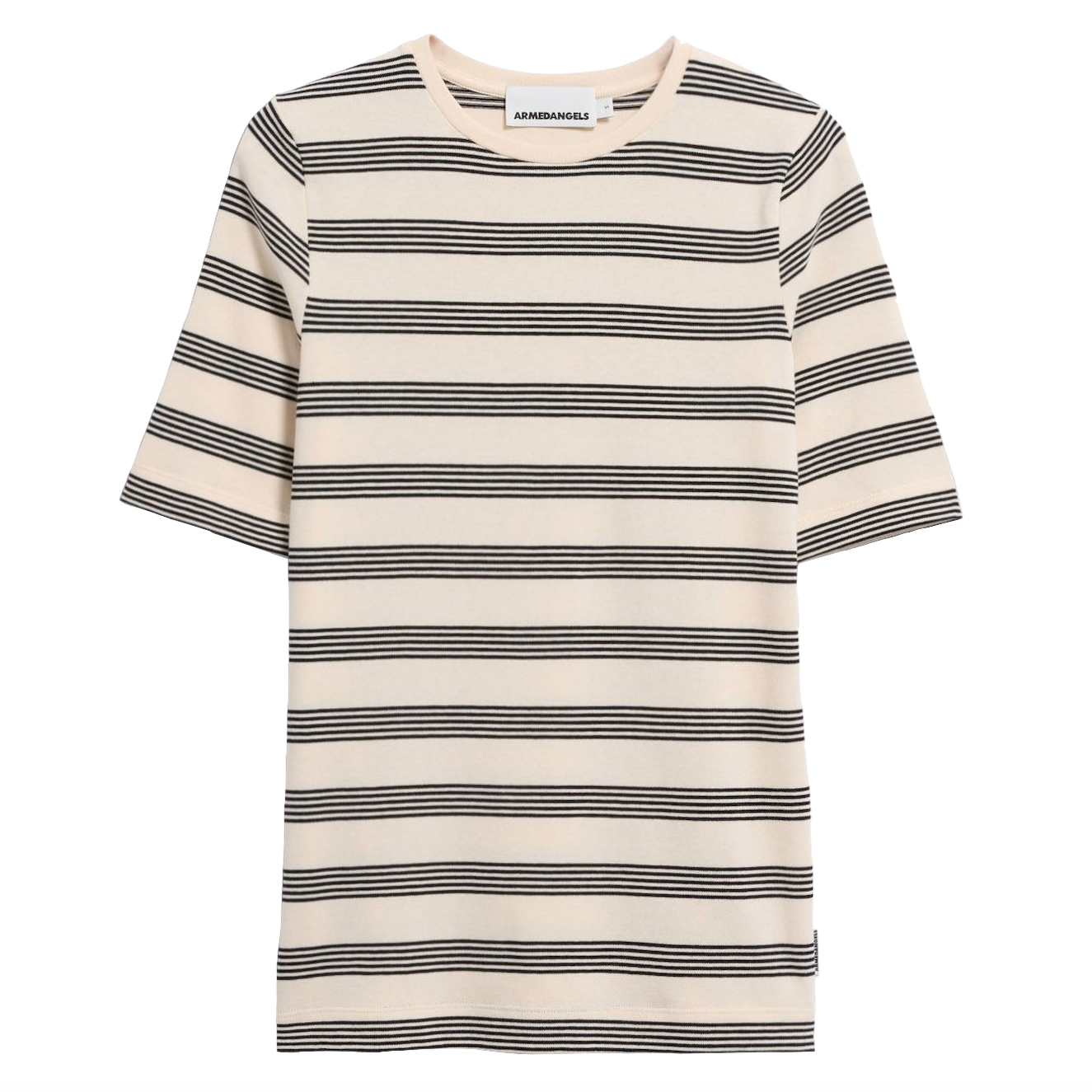 Armedangels Armedangels, Jaanisara Fine Stripe, oatmilk-black, XS
