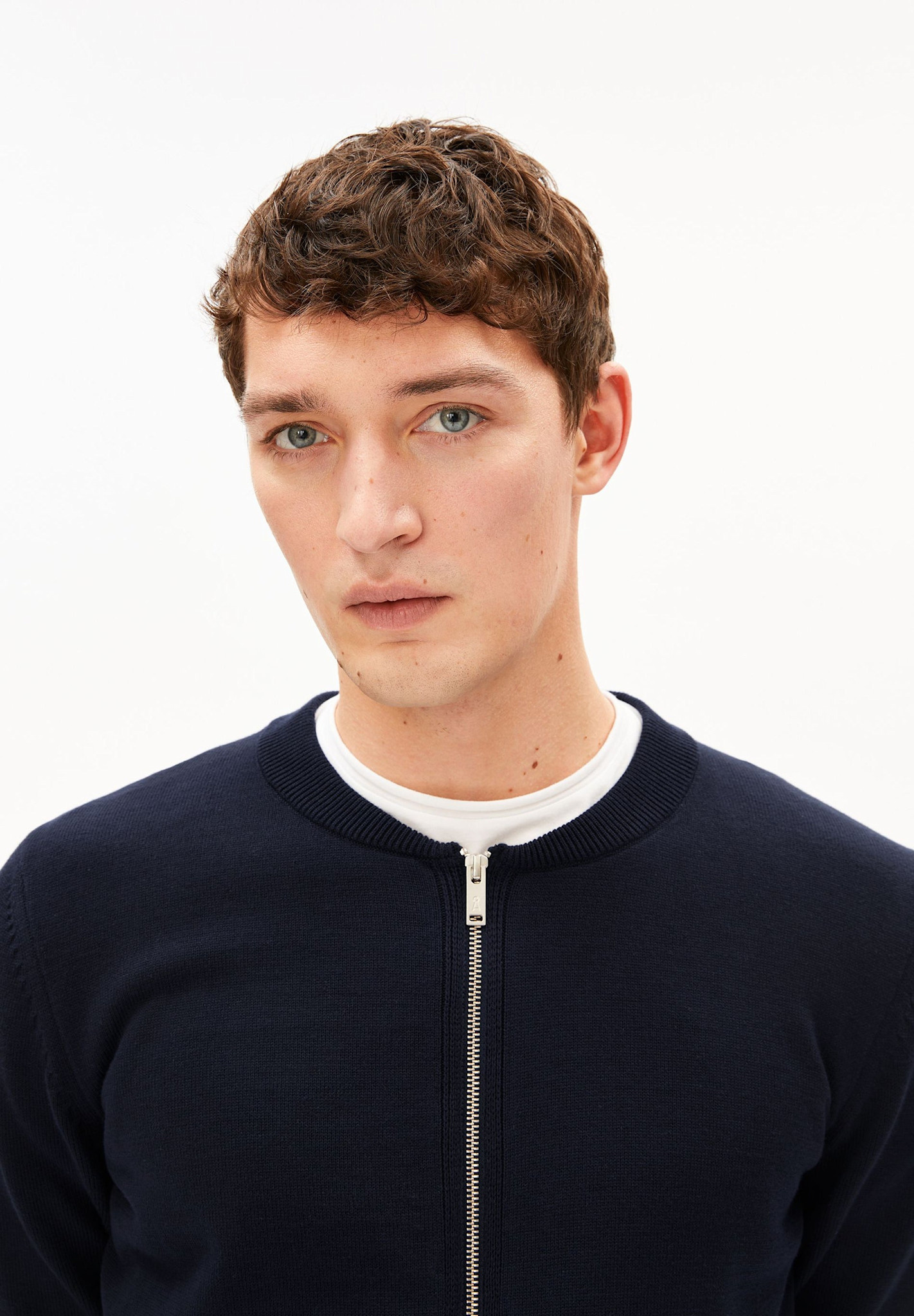 Armedangels Armedangels, Agaamon Knit Jacket, night sky, M