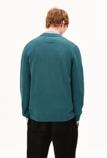 Armedangels Armedangels, Agaamon Knit Jacket, petrol velvet, L