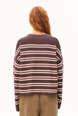 Armedangels Armedangels, Merinaa Striped, claystone-velvet ember, L