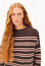 Armedangels Armedangels, Merinaa Striped, claystone-velvet ember, L
