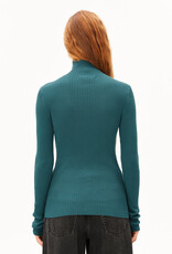 Armedangels Armedangels, Cotton Knit Troyer, petrol velvet, L