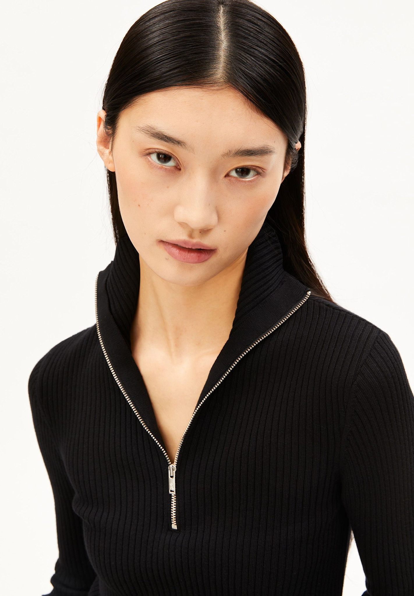 Armedangels Armedangels, Cotton Knit Troyer, black, L