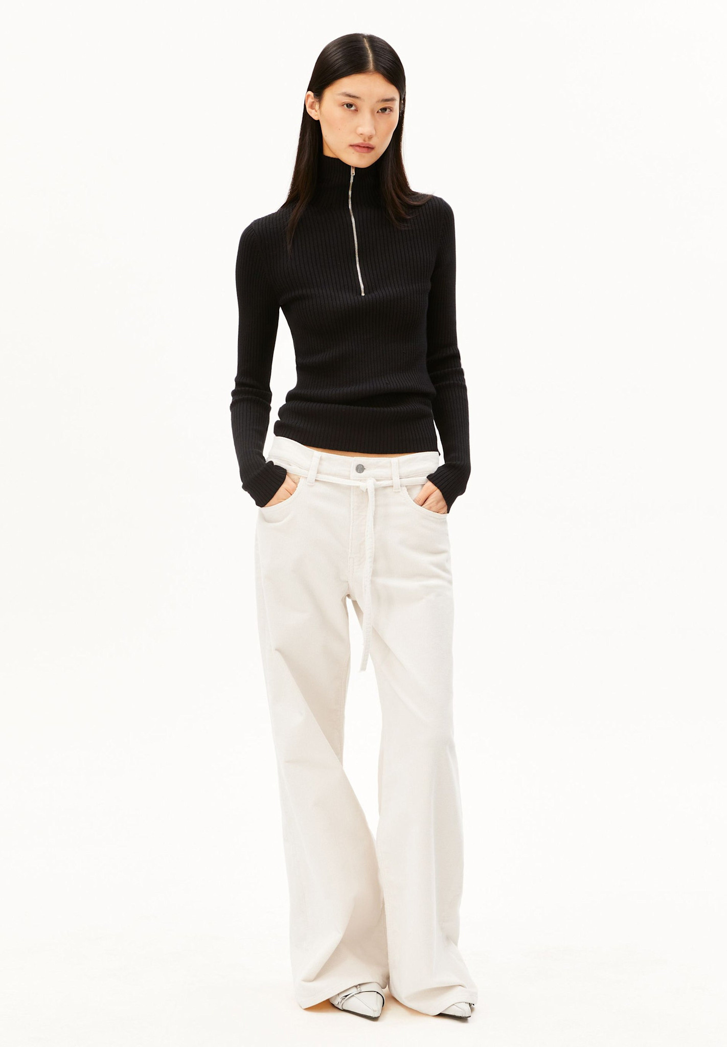 Armedangels Armedangels, Cotton Knit Troyer, black, M