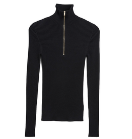 Armedangels Armedangels, Cotton Knit Troyer, black, XS