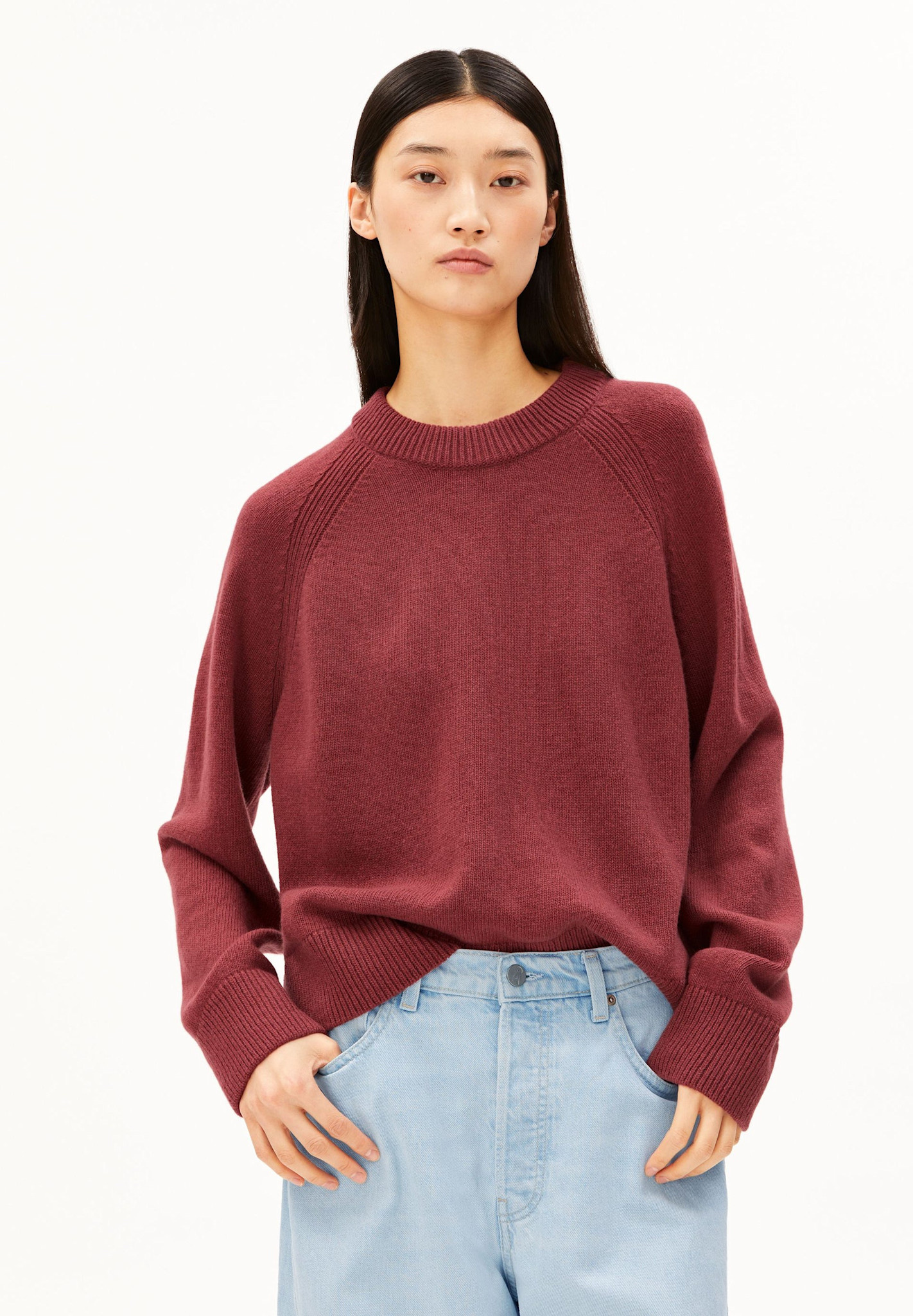 Armedangels Armedangels, Wool Knit Sweater, velvet ember, L