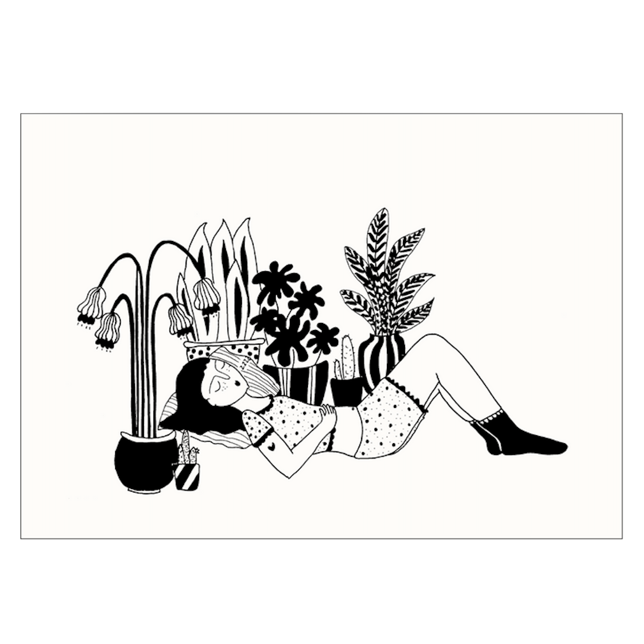 helen b helen b, Postkarte, sleeping beauty