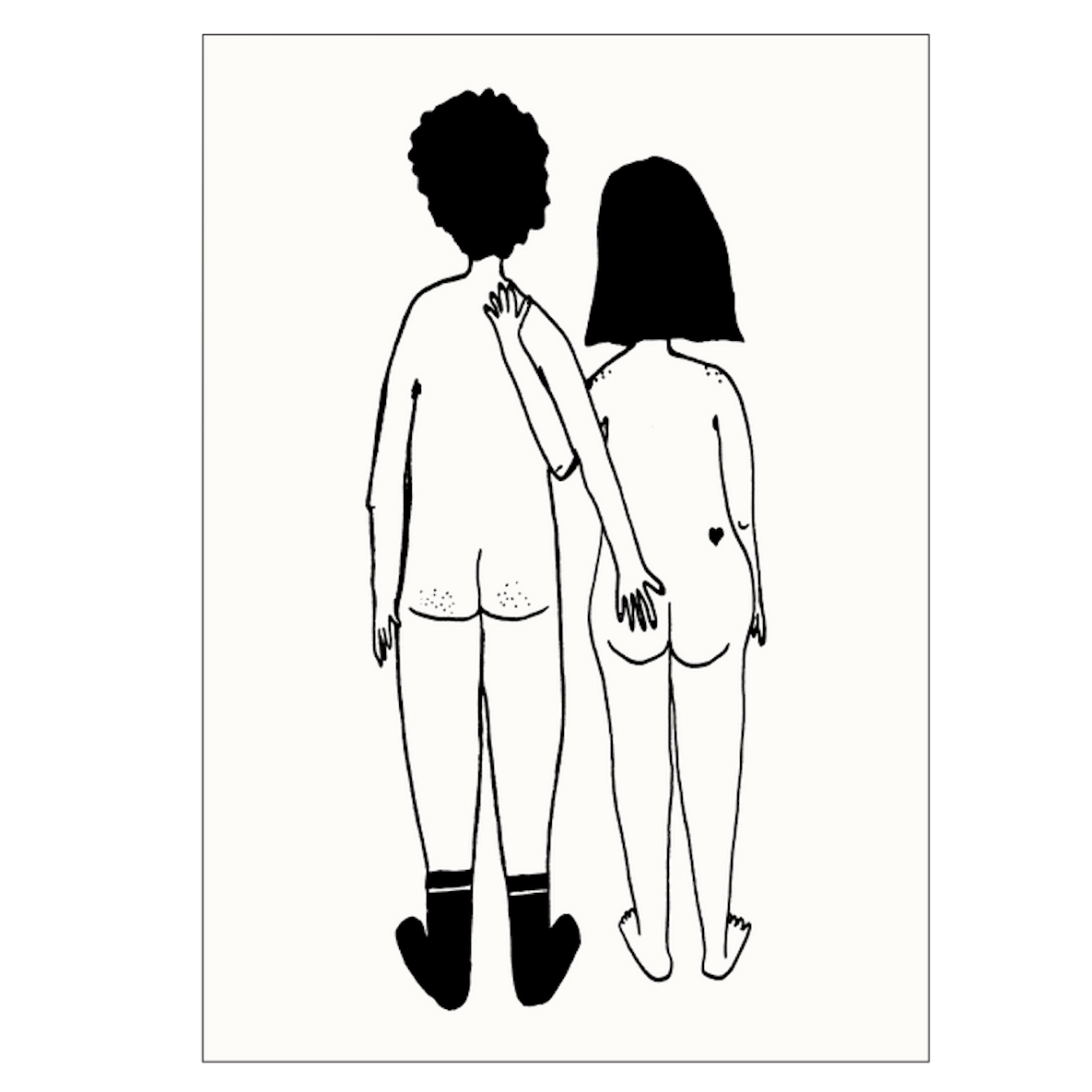 helen b helen b, Poster, naked couple back