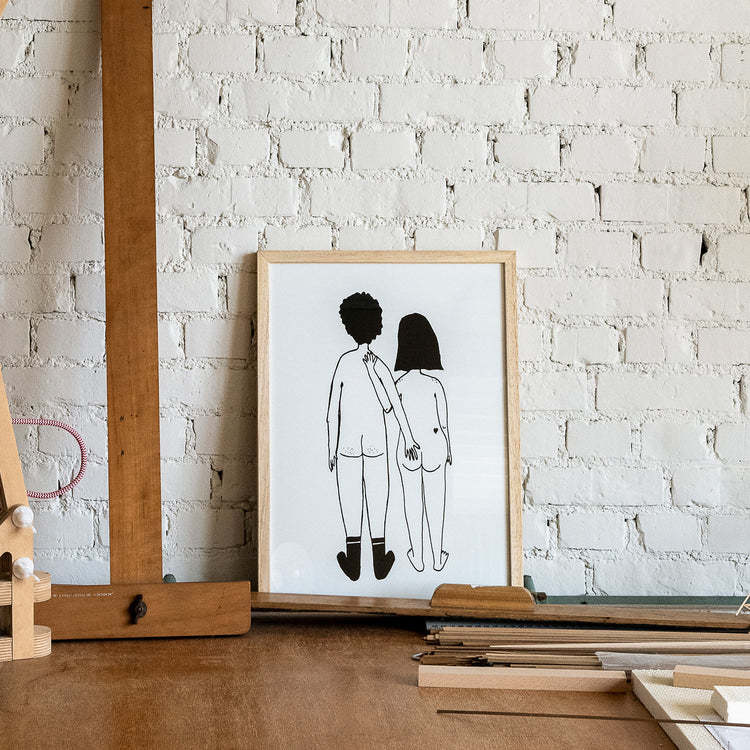 helen b helen b, Poster, naked couple back