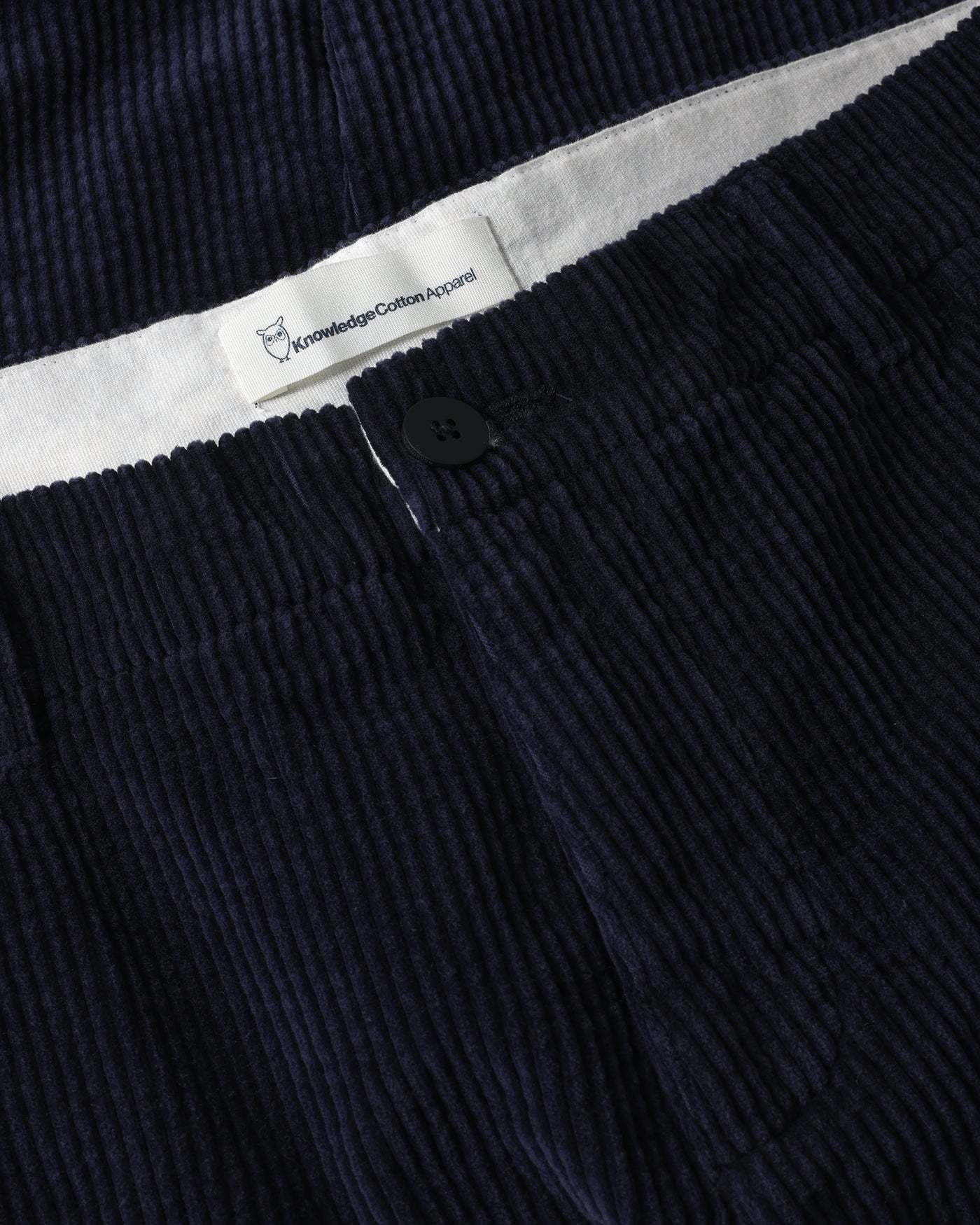 KnowledgeCotton Apparel KnowledgeCotton, Chuck Regular Cord Pants, night sky, 33/32