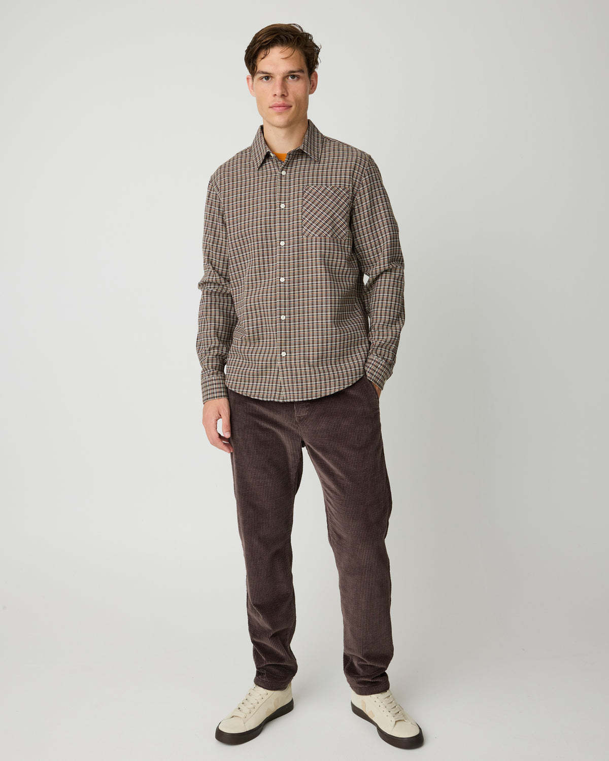 KnowledgeCotton Apparel KnowledgeCotton, Chuck Regular Cord Pants, night sky, 31/32