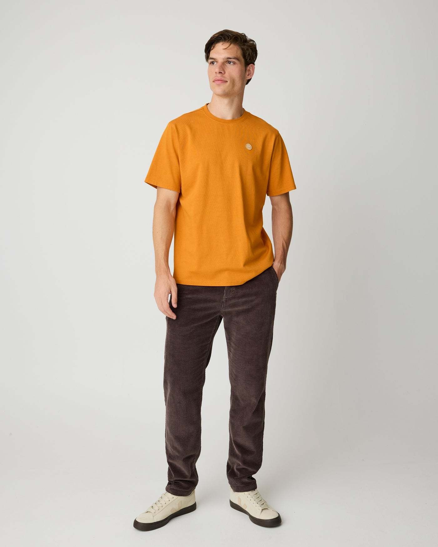 KnowledgeCotton Apparel KnowledgeCotton, Chuck Regular Cord Pants, chocolate, 32/34