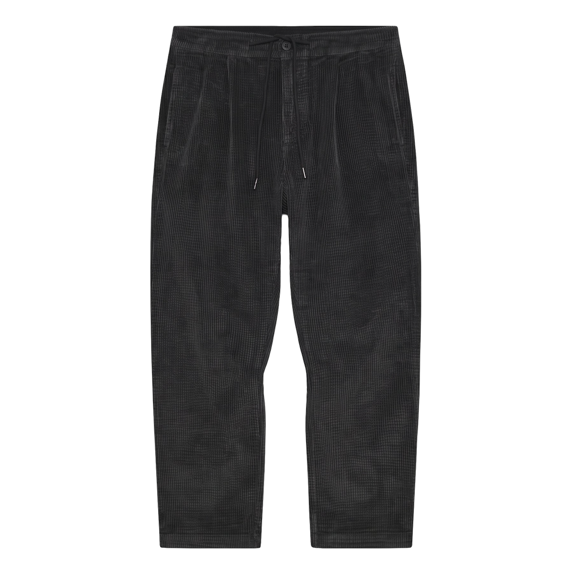 KnowledgeCotton Apparel KnowledgeCotton, Fig Comfort Cord Pants, black jet, M