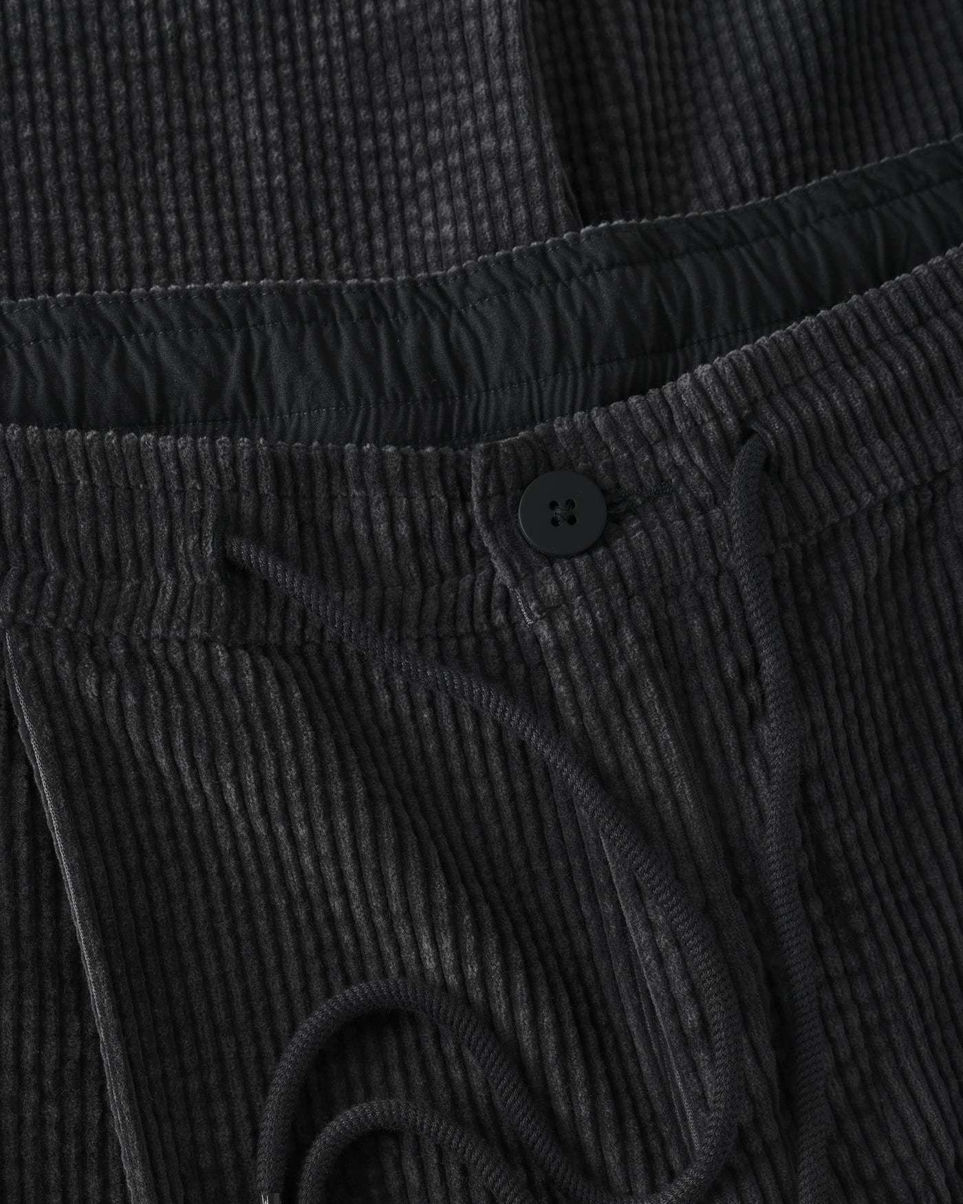 KnowledgeCotton Apparel KnowledgeCotton, Fig Comfort Cord Pants, black jet, M