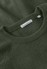 KnowledgeCotton Apparel KnowledgeCotton, O-Neck Merino Wool, burned olive, S