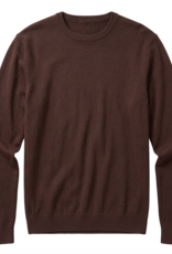 KnowledgeCotton Apparel KnowledgeCotton, Merino Crew Neck, chocolate, L