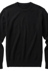 KnowledgeCotton Apparel KnowledgeCotton, Merino Crew Neck, black jet, M