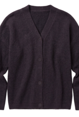 KnowledgeCotton Apparel KnowledgeCotton, Soufflé Yarn Cardigan, black jet, M