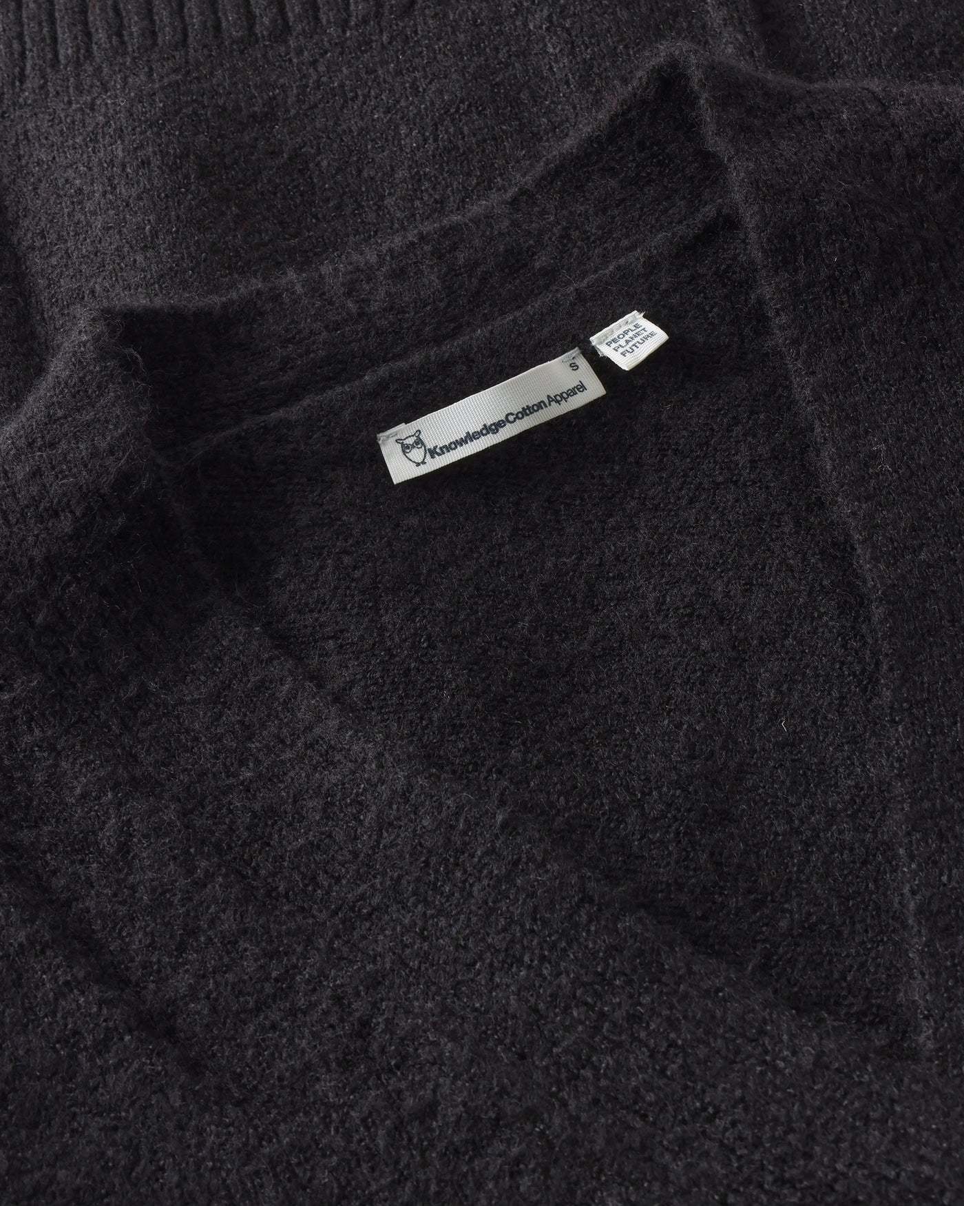 KnowledgeCotton Apparel KnowledgeCotton, Soufflé Yarn Cardigan, black jet, M