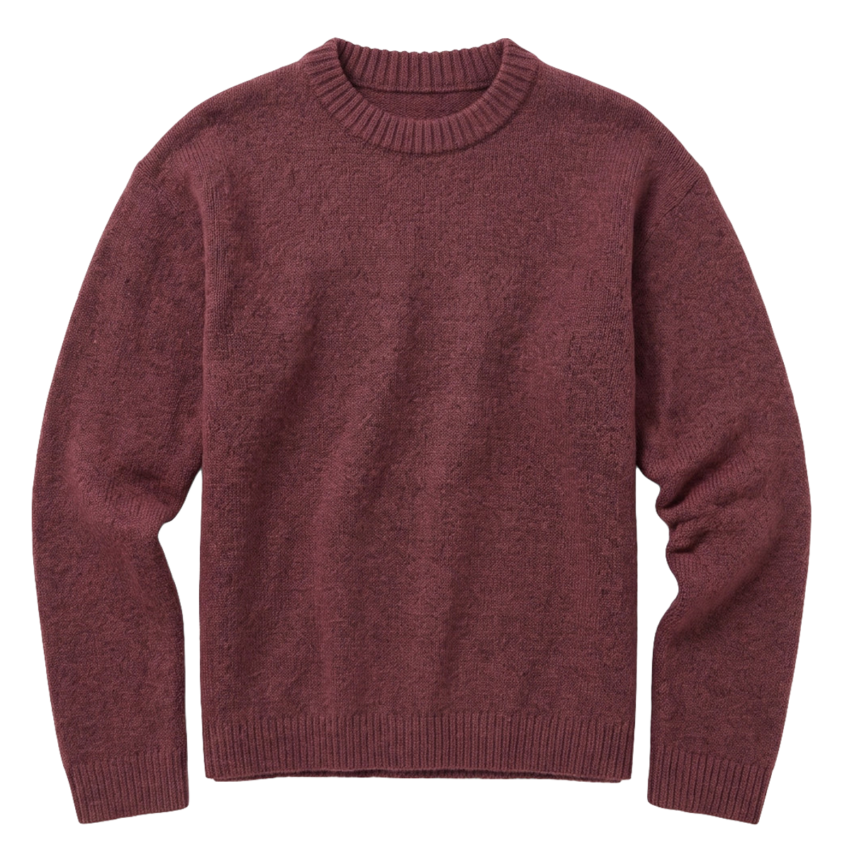 KnowledgeCotton Apparel KnowledgeCotton, Soufflé Yarn Sweater, burgundy, M