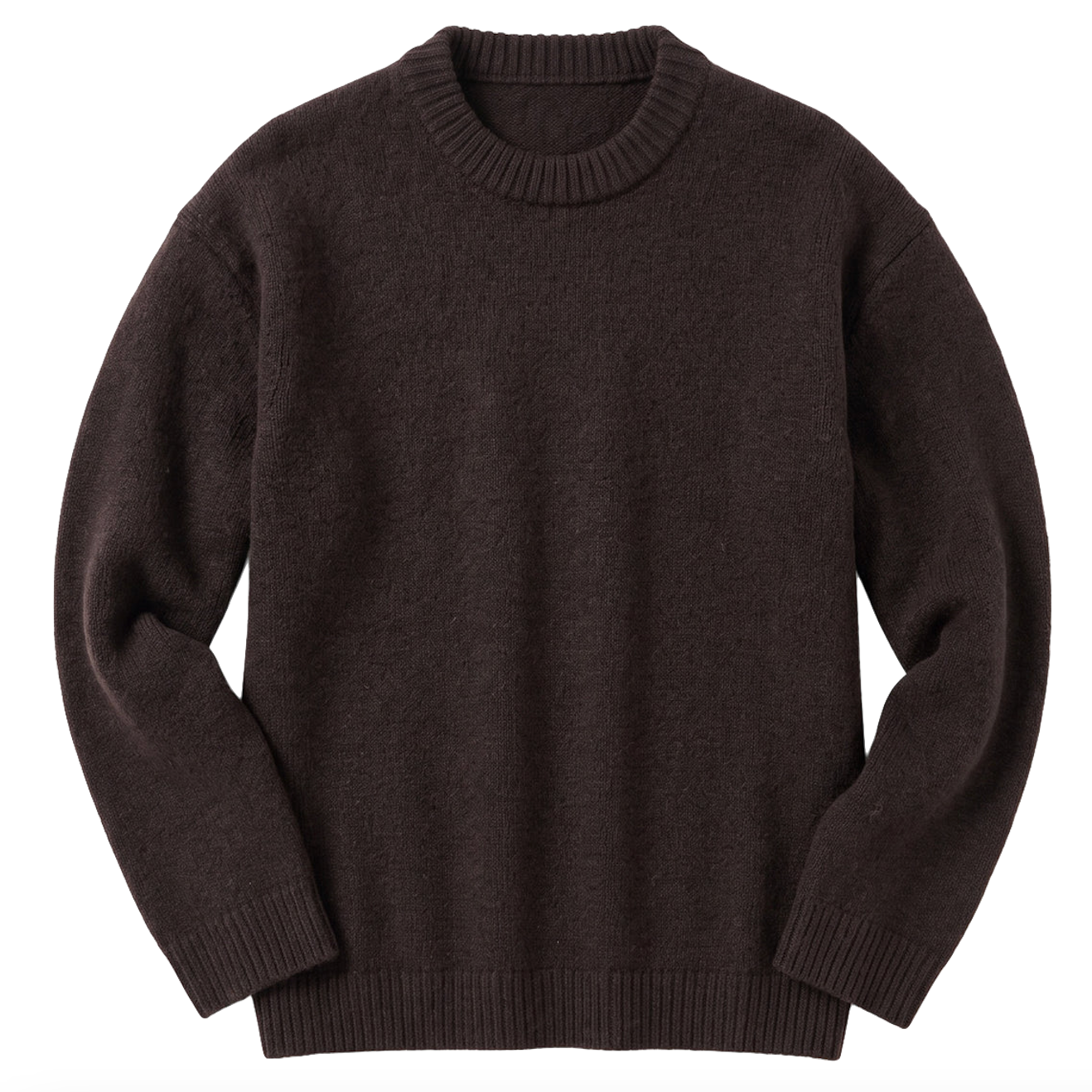 KnowledgeCotton Apparel KnowledgeCotton, Soufflé Yarn Sweater, chocolate, XS