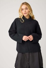 KnowledgeCotton Apparel KnowledgeCotton, Soufflé Yarn Sweater, black jet, M