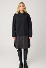 KnowledgeCotton Apparel KnowledgeCotton, Soufflé Yarn Sweater, black jet, S