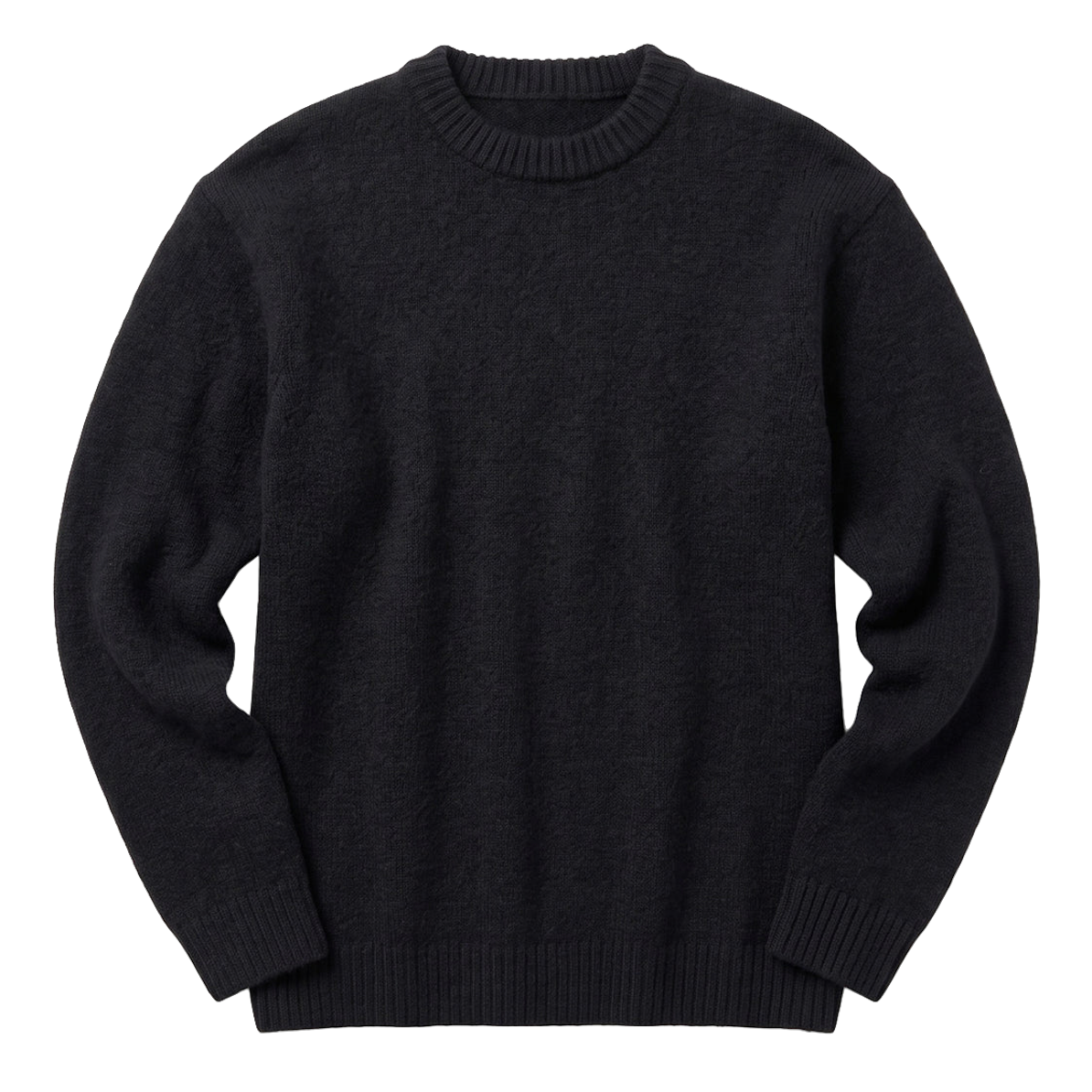 KnowledgeCotton Apparel KnowledgeCotton, Soufflé Yarn Sweater, black jet, XS