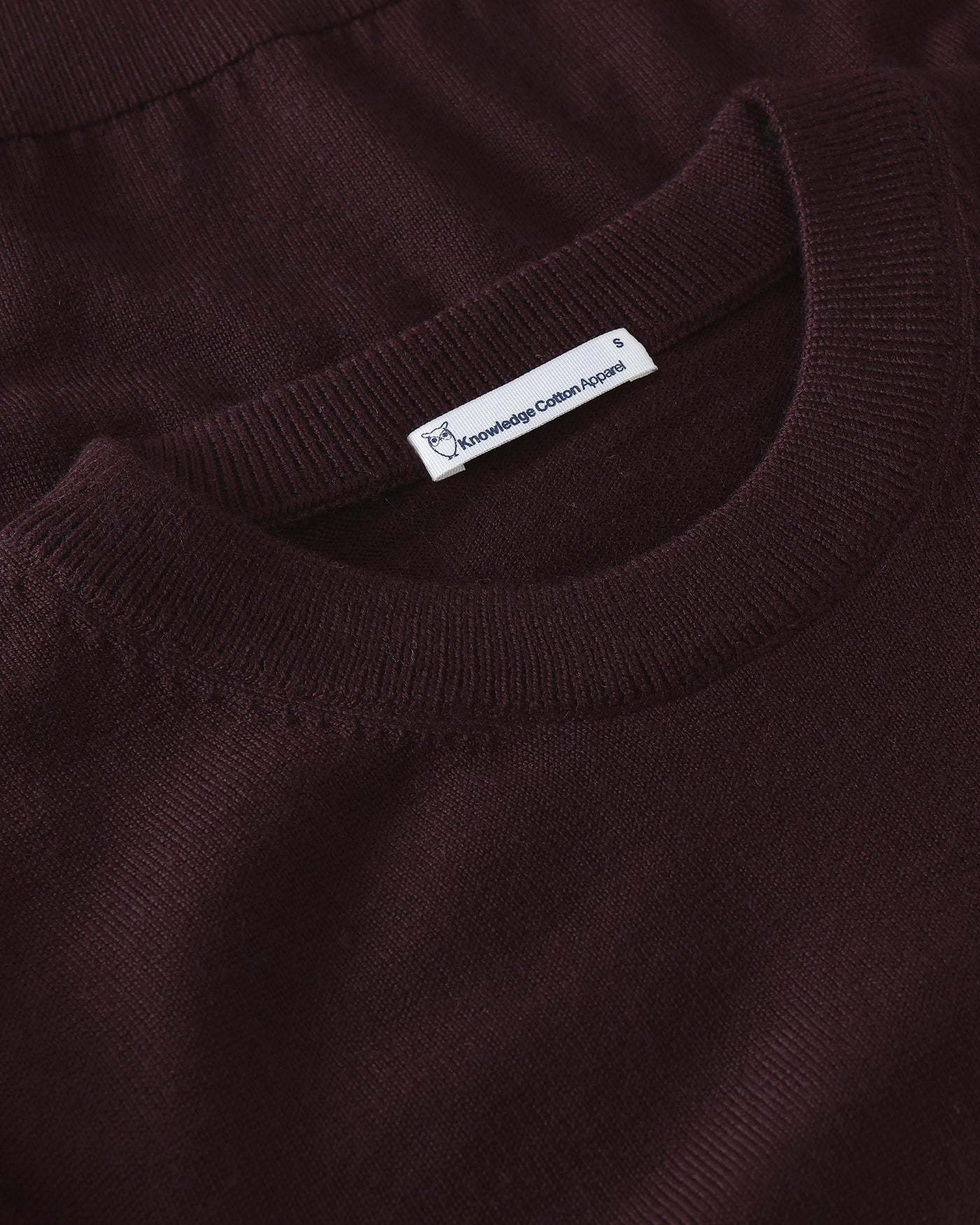 KnowledgeCotton Apparel KnowledgeCotton, Merino Crew Neck, fig, L