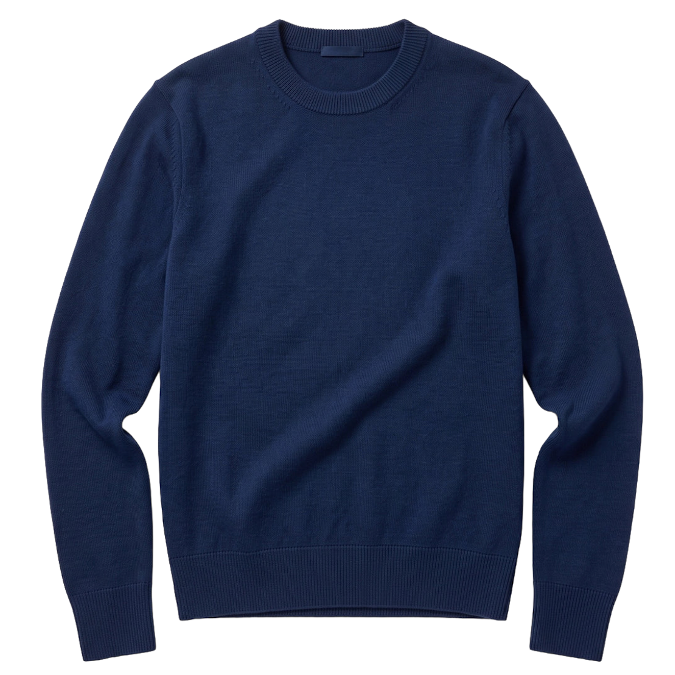 KnowledgeCotton Apparel KnowledgeCotton, Merino Crew Neck, total eclipse, XS