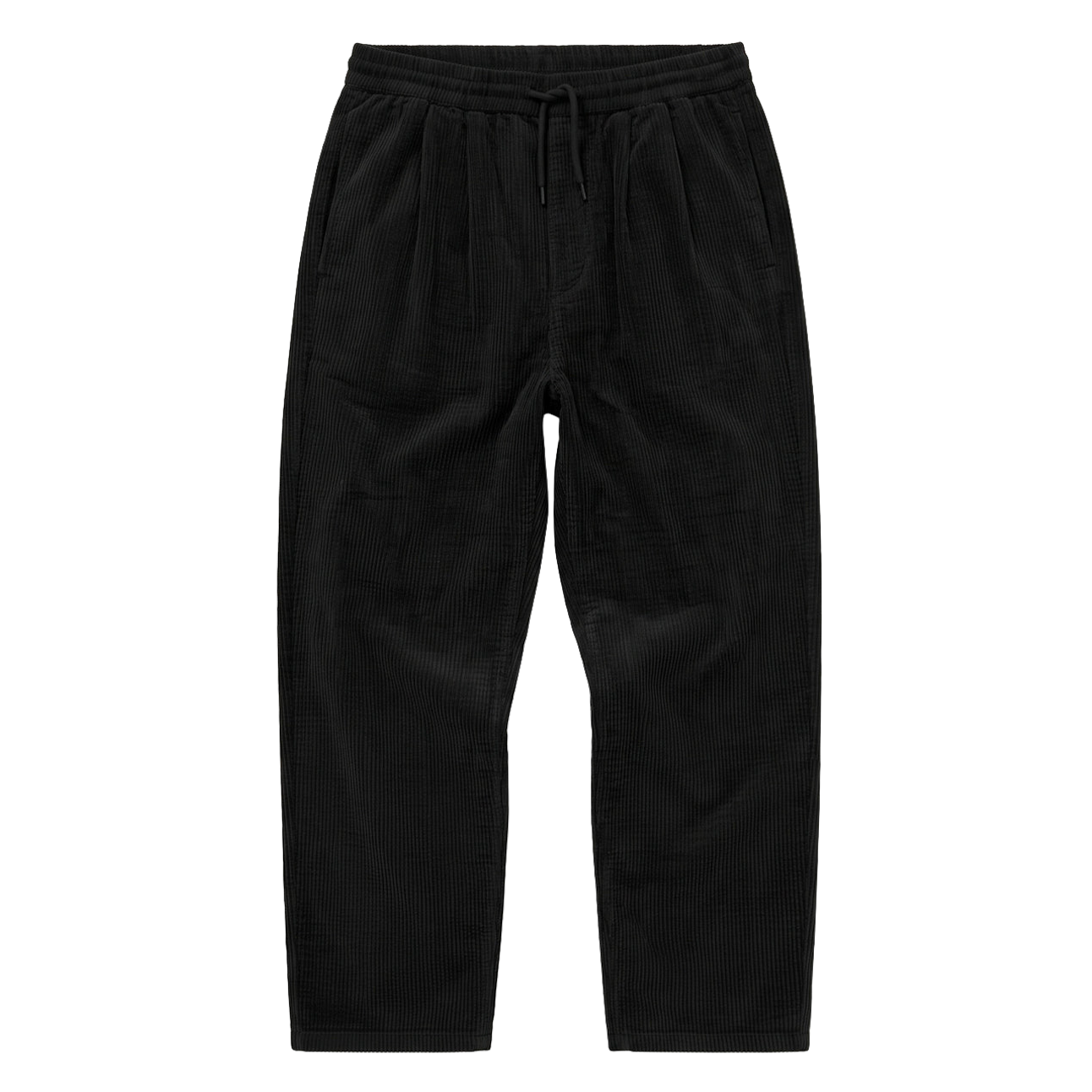 KnowledgeCotton Apparel KnowledgeCotton, Hazy Relaxed Cord Pants, black jet, L