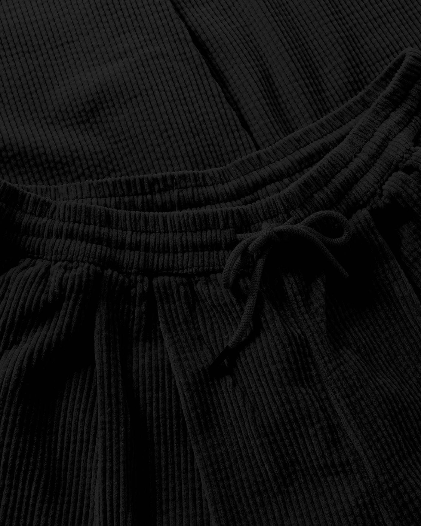 KnowledgeCotton Apparel KnowledgeCotton, Hazy Relaxed Cord Pants, black jet, L