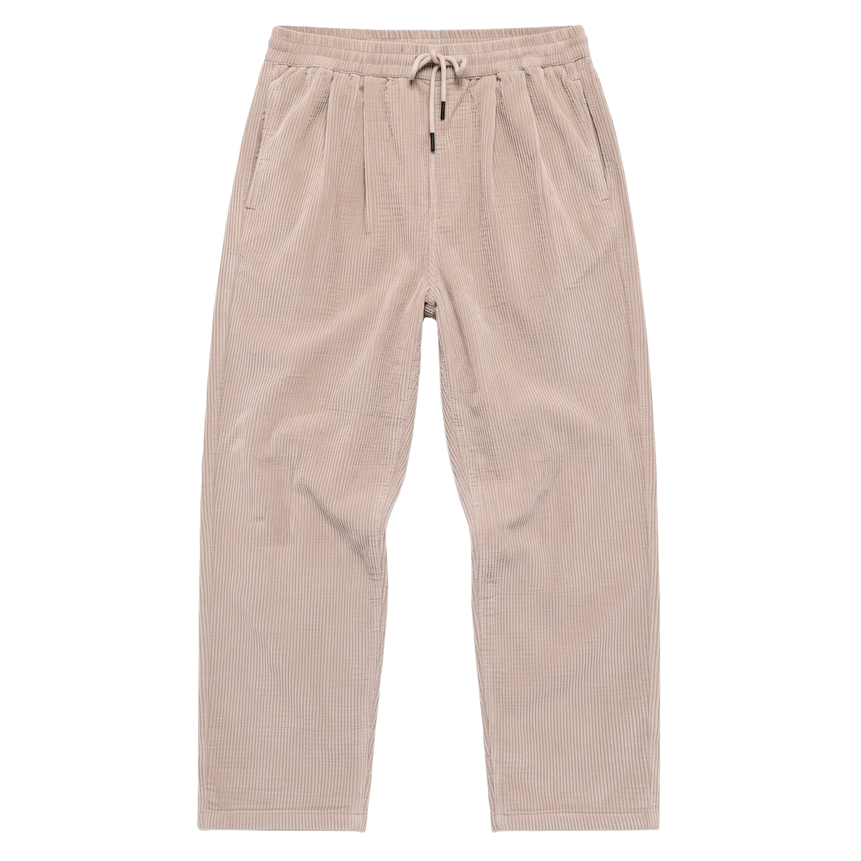 KnowledgeCotton Apparel KnowledgeCotton, Hazy Relaxed Cord Pants, light feather gray, M