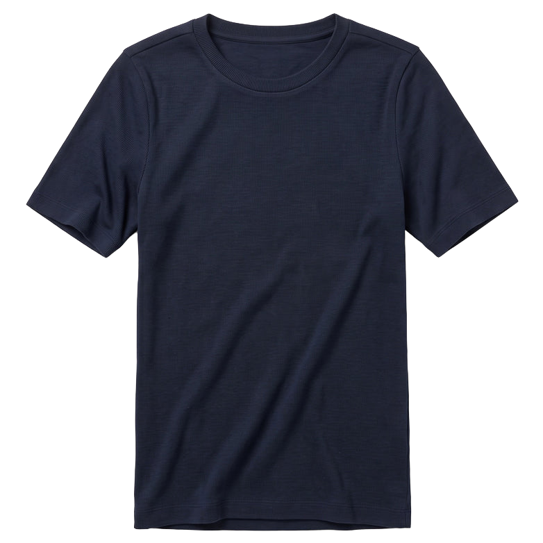 KnowledgeCotton Apparel KnowledgeCotton, Rib T-Shirt, night sky, S