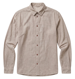 KnowledgeCotton Apparel KnowledgeCotton, Dune Reg Flannel, demitasse, L