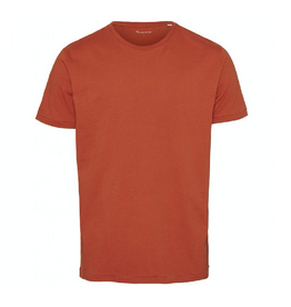 KnowledgeCotton Apparel KnowledgeCotton, Alder Tee, rust melange, XL