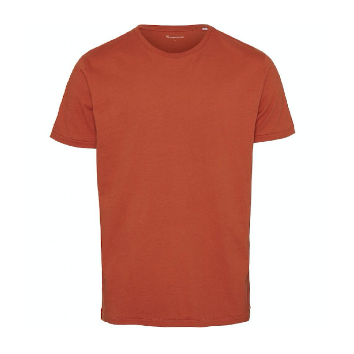 KnowledgeCotton Apparel KnowledgeCotton, Alder Tee, rust melange, XL
