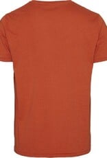 KnowledgeCotton Apparel KnowledgeCotton, Alder Tee, rust melange, XL