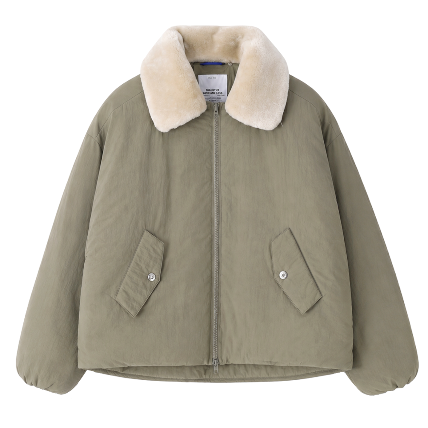 Embassy of Bricks and Logs Embassy of Bricks and Logs, Camden Bomber, faded olive, L