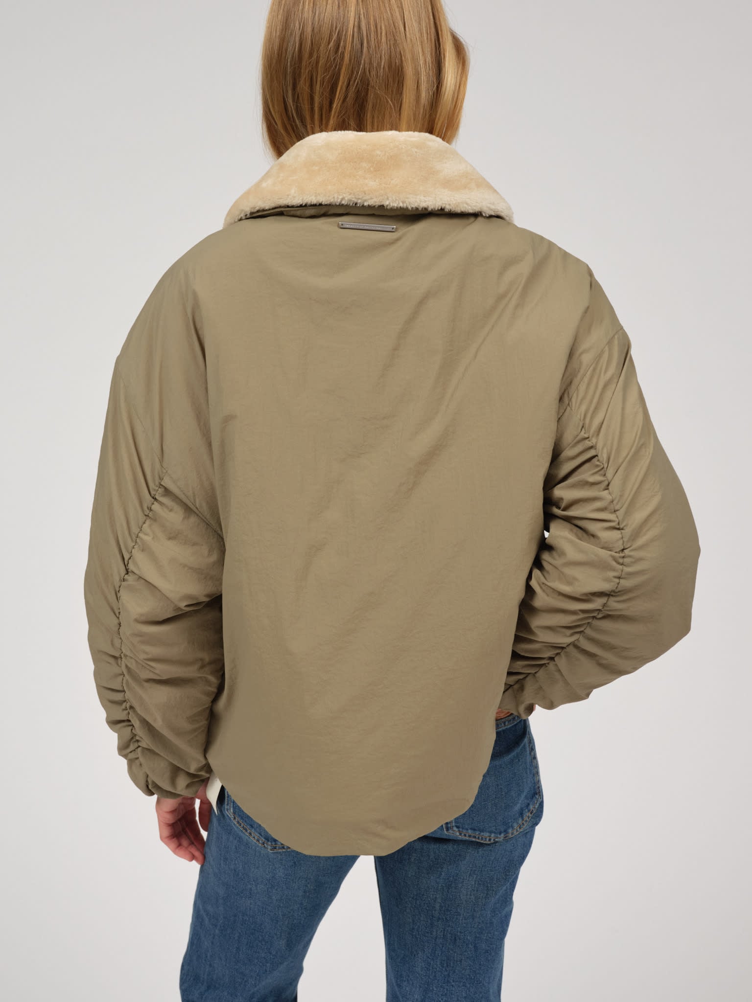 Embassy of Bricks and Logs Embassy of Bricks and Logs, Camden Bomber, faded olive, L
