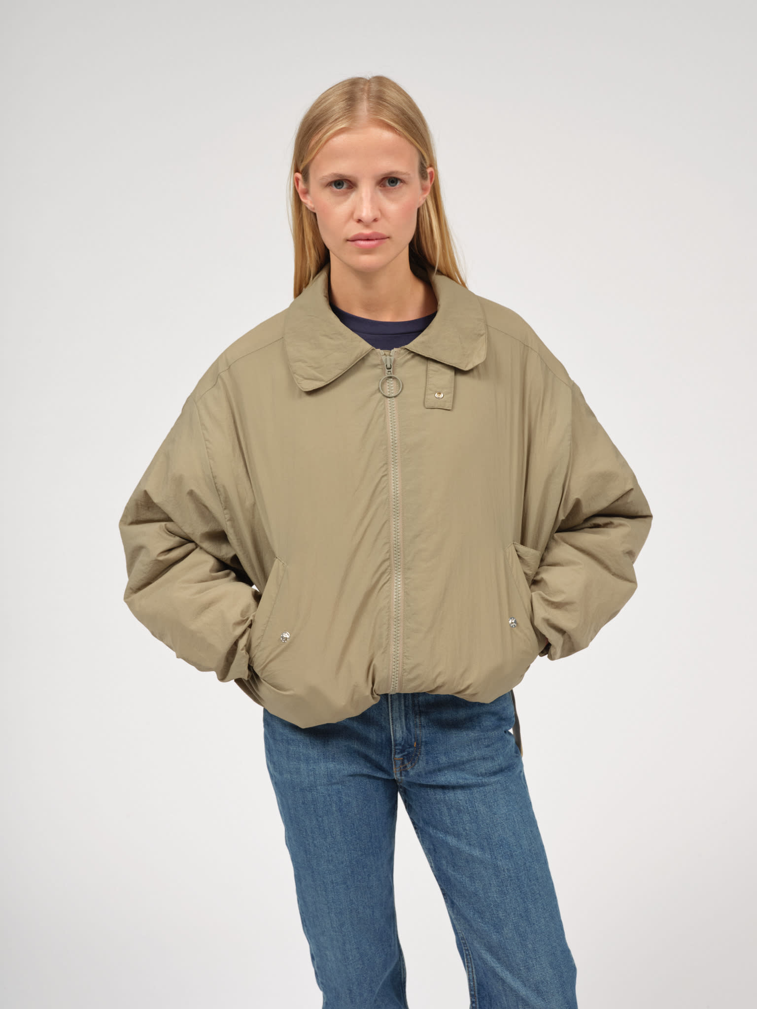 Embassy of Bricks and Logs Embassy of Bricks and Logs, Camden Bomber, faded olive, XS